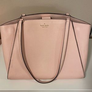 Kate Spade Perry Leather Laptop Case in Light Pink